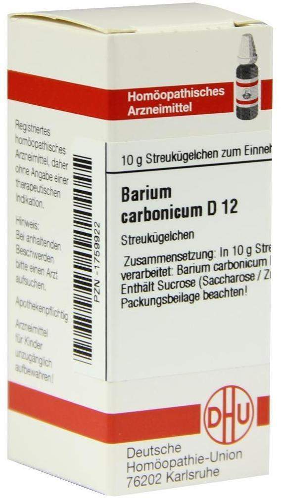 DHU Barium carbonicum D12 10 g Globuli