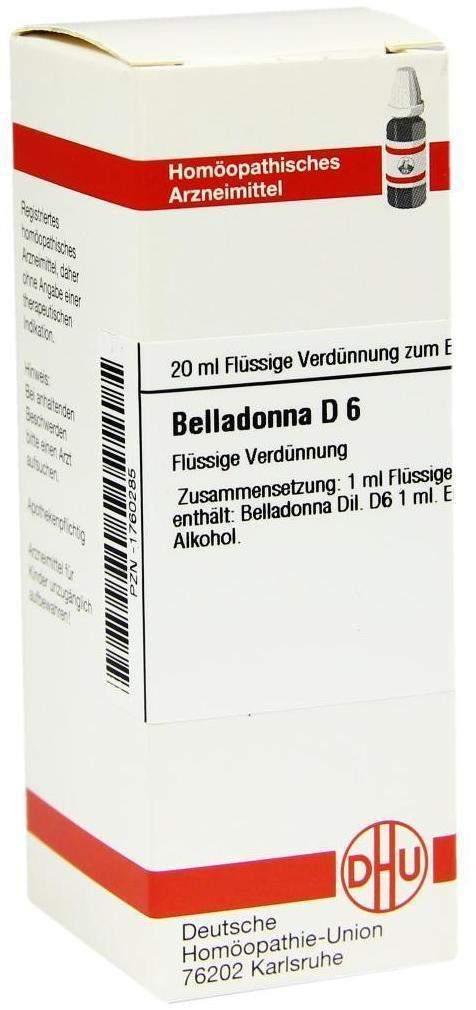 DHU Belladonna D6 20 ml Dilution