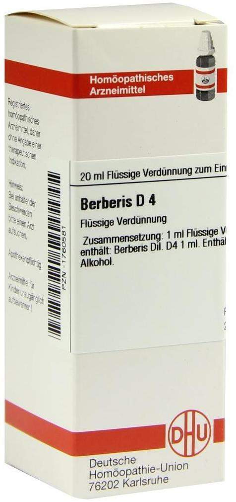 DHU Berberis D4 20 ml Dilution