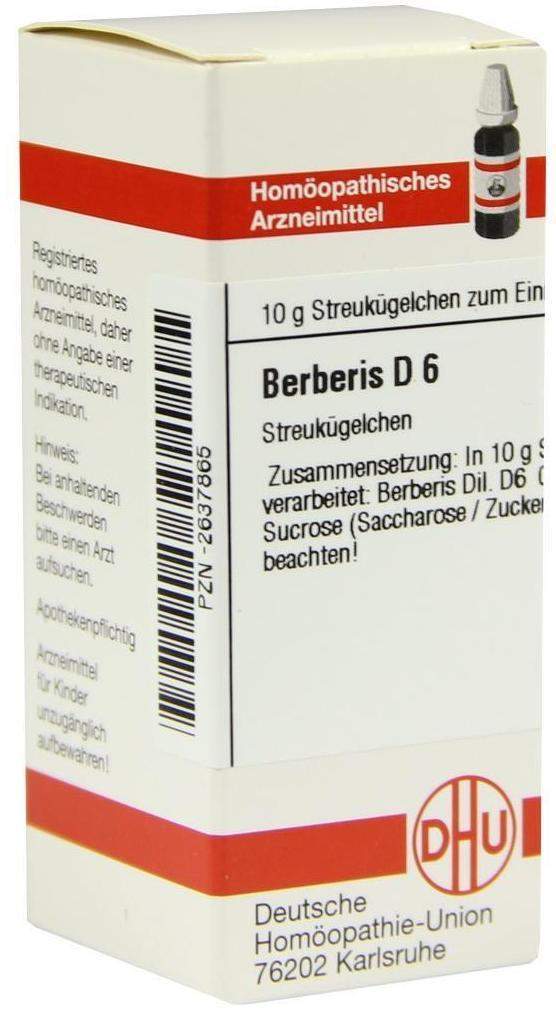 DHU Berberis D6 10 g Globuli