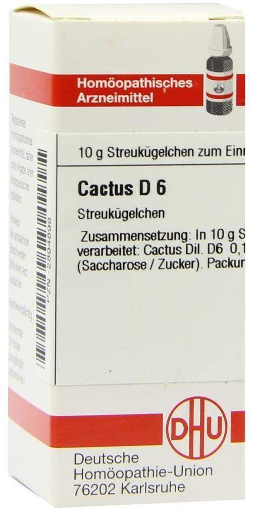 DHU Cactus D6 10 g Globuli