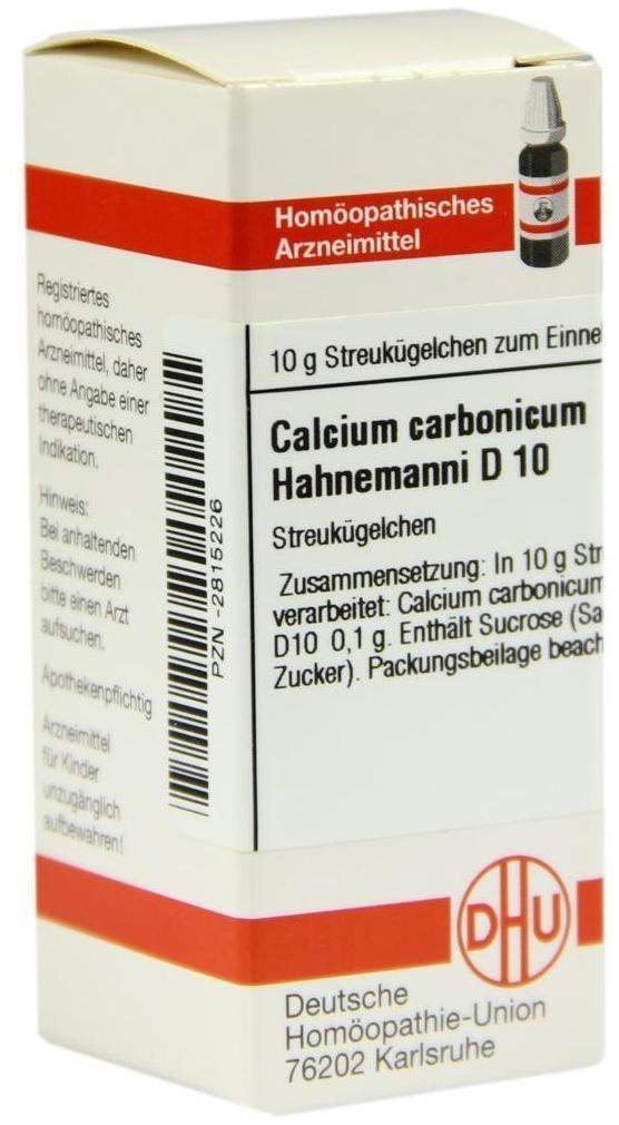 DHU Calcium carbonicum Hahnemanni D10 Globuli