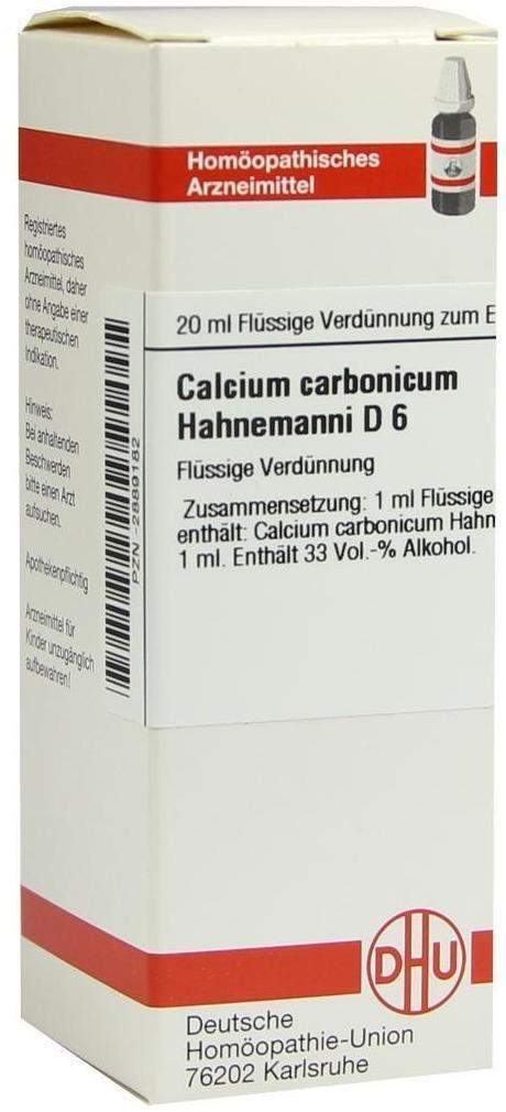 DHU Calcium carbonicum Hahnemanni D6 Dilution 20 ml
