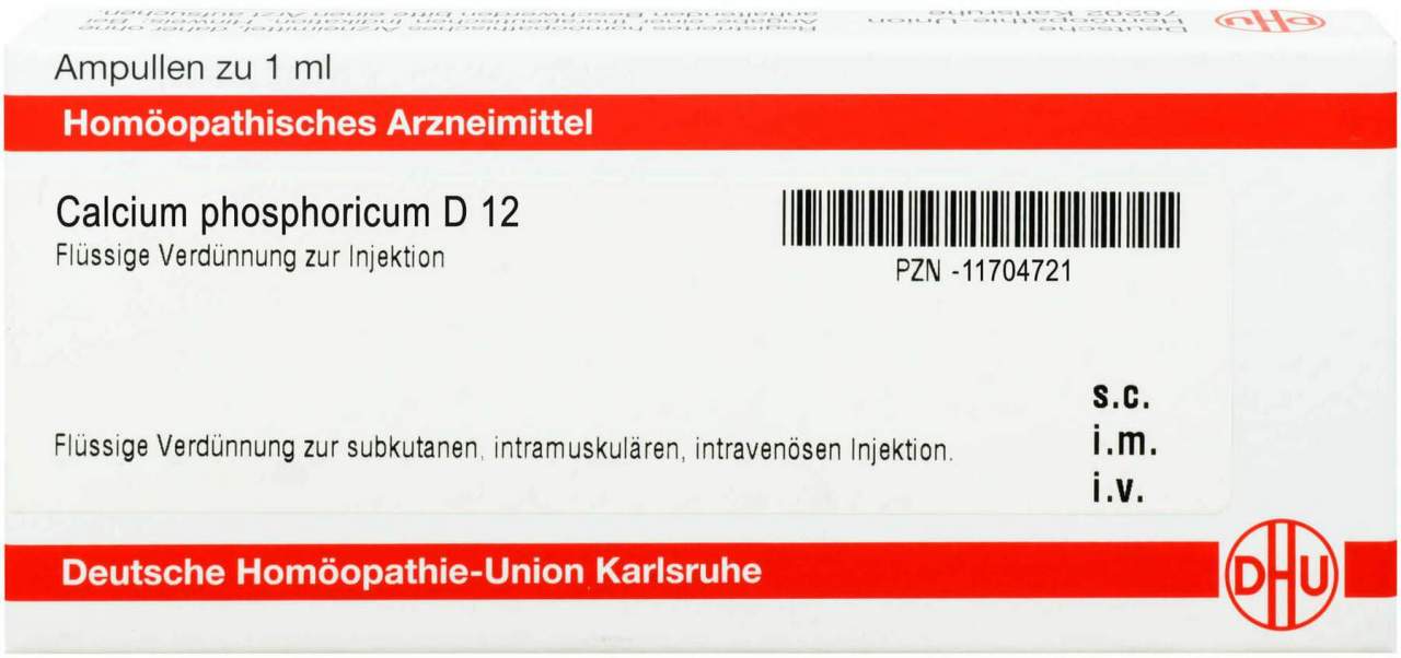 DHU Calcium phosphoricum D12 Ampullen 8 x 1 ml