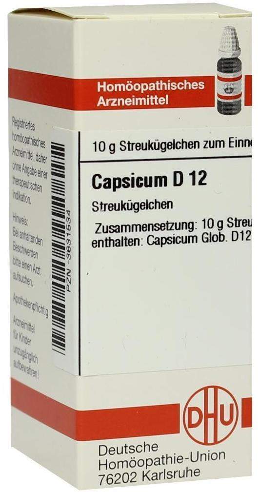 DHU Capsicum D12 10 g Globuli