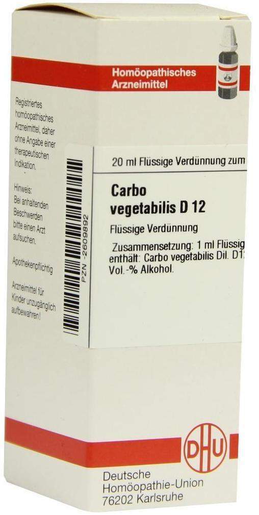 DHU Carbo vegetabilis D12 Dilution