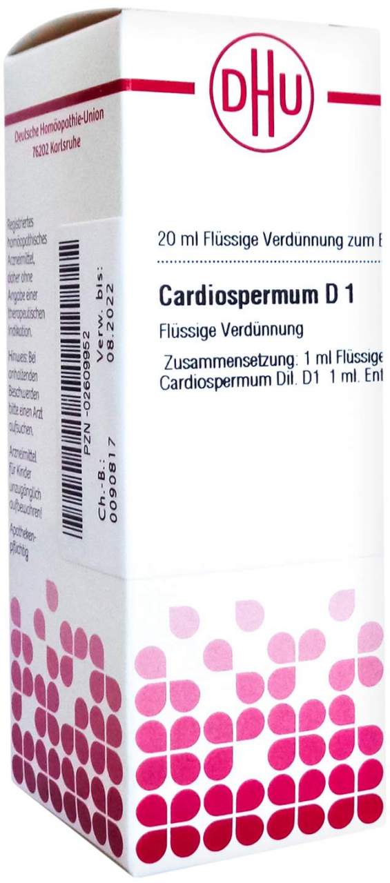 DHU Cardiospermum D1 Dilution 20 ml