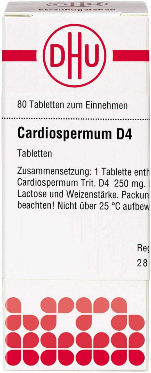 DHU Cardiospermum D4 Tabletten 80 Stück