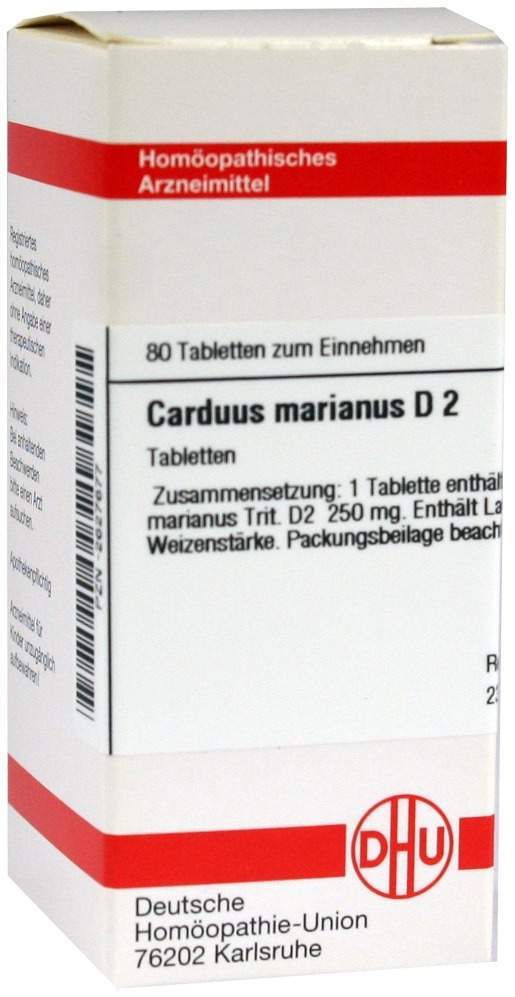 DHU Carduus marianus D2 80 Tabletten