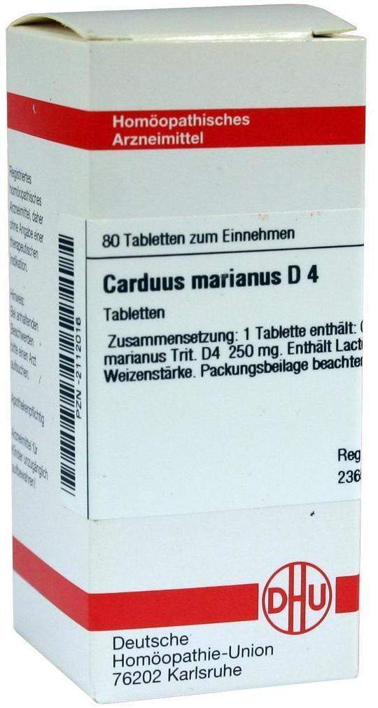 DHU Carduus marianus D4 80 Tabletten