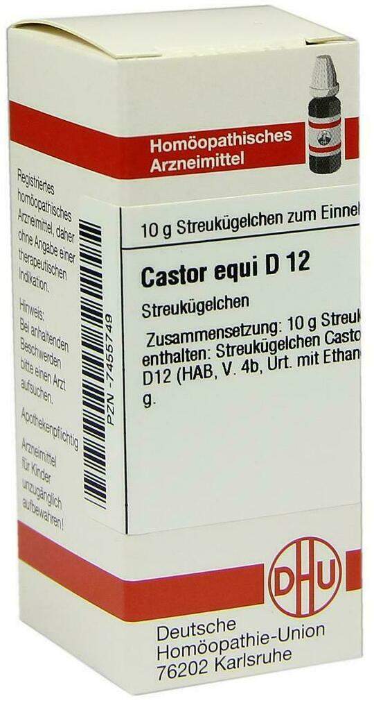 DHU Castor equi D12 10 g Globuli