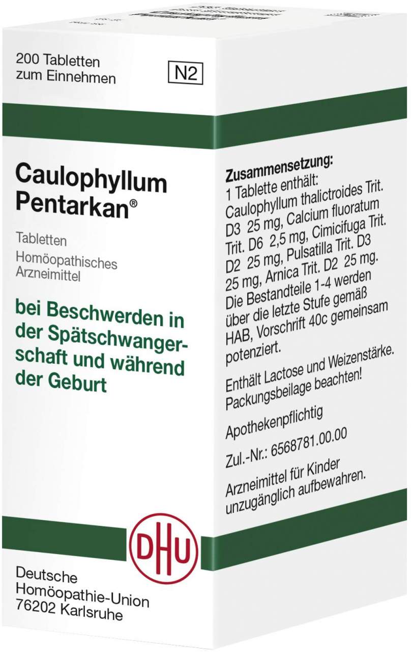 DHU Caulophyllum Pentarkan Tabletten