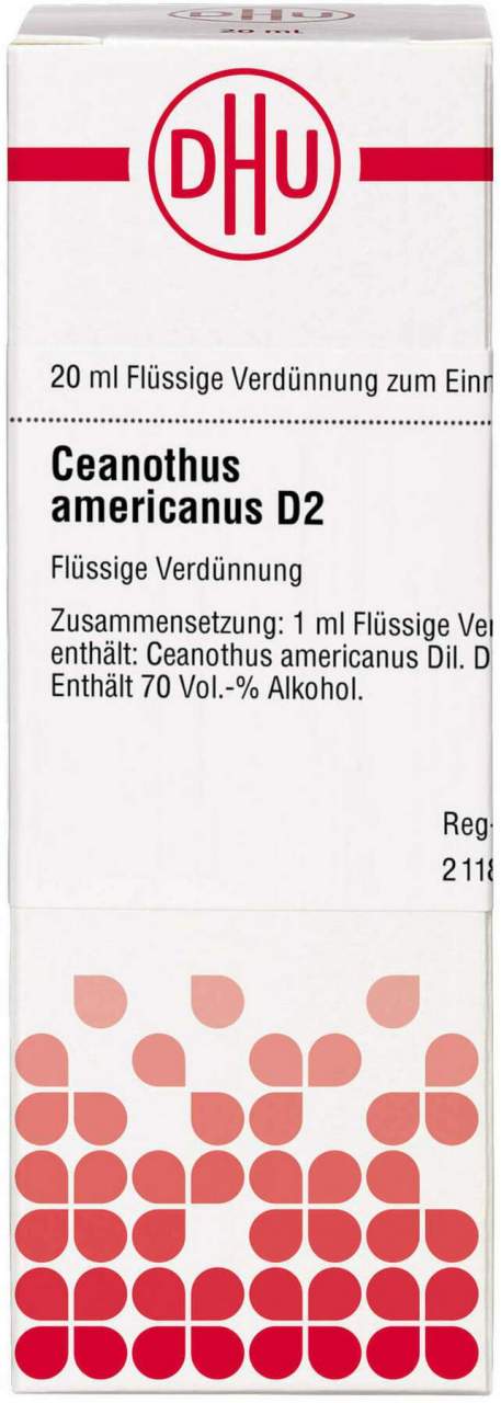 DHU Ceanothus americanus D2 Dilution 20 ml