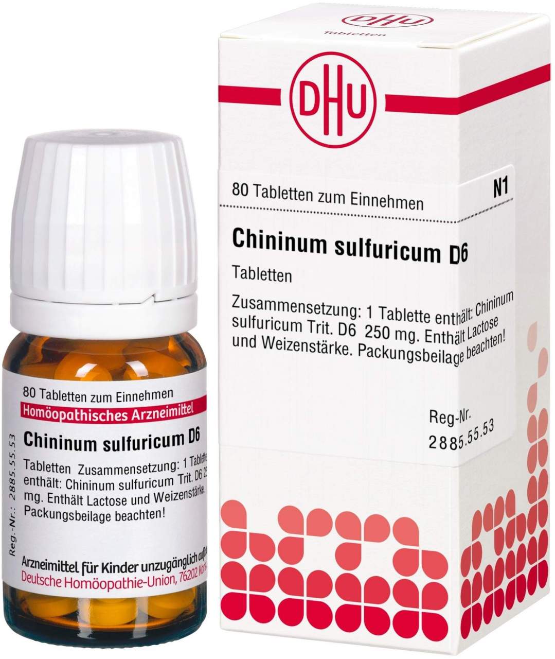 DHU Chininum sulfuricum D6 80 Tabletten