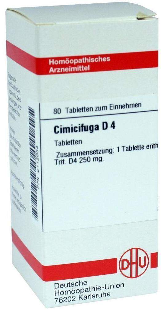 DHU Cimicifuga D4 80 Tabletten