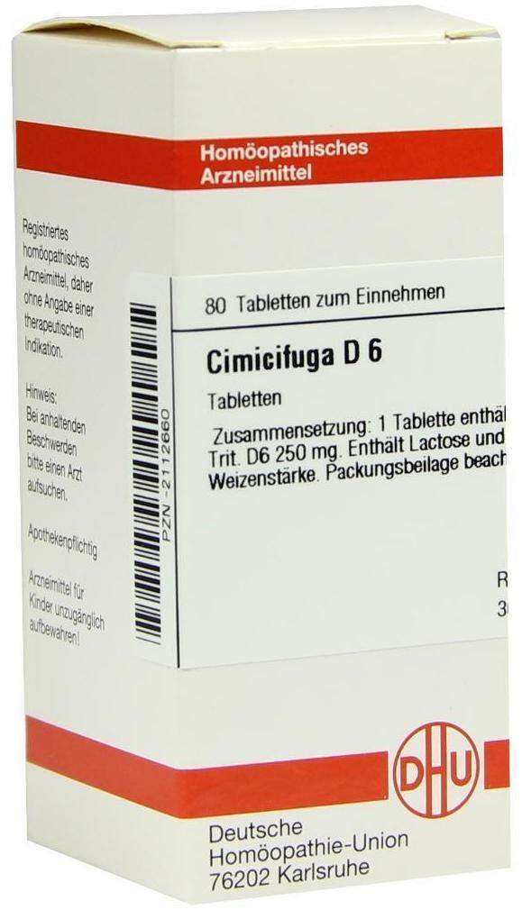 DHU Cimicifuga D6 80 Tabletten
