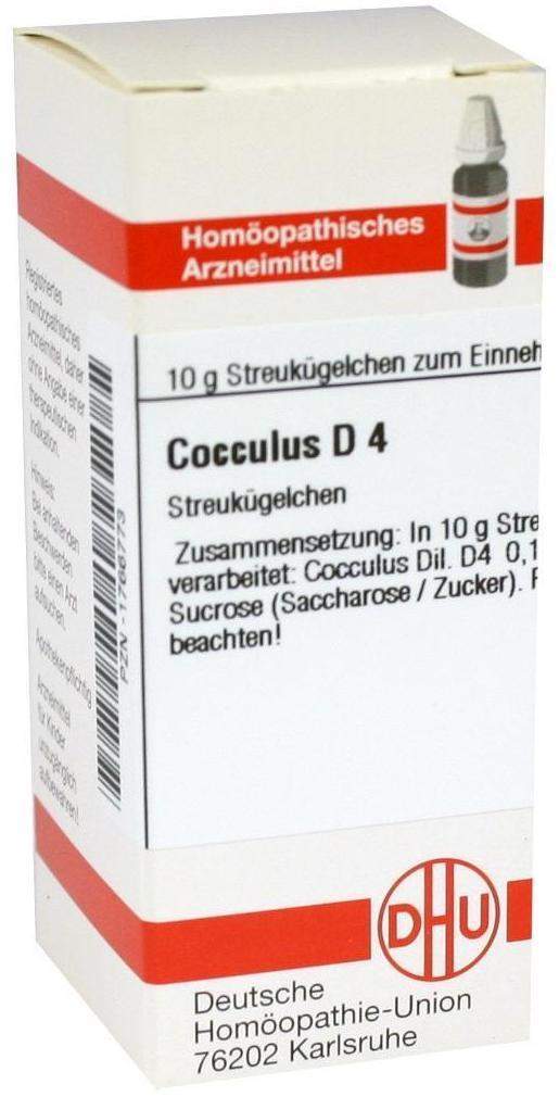 DHU Cocculus D4 10 g Globuli