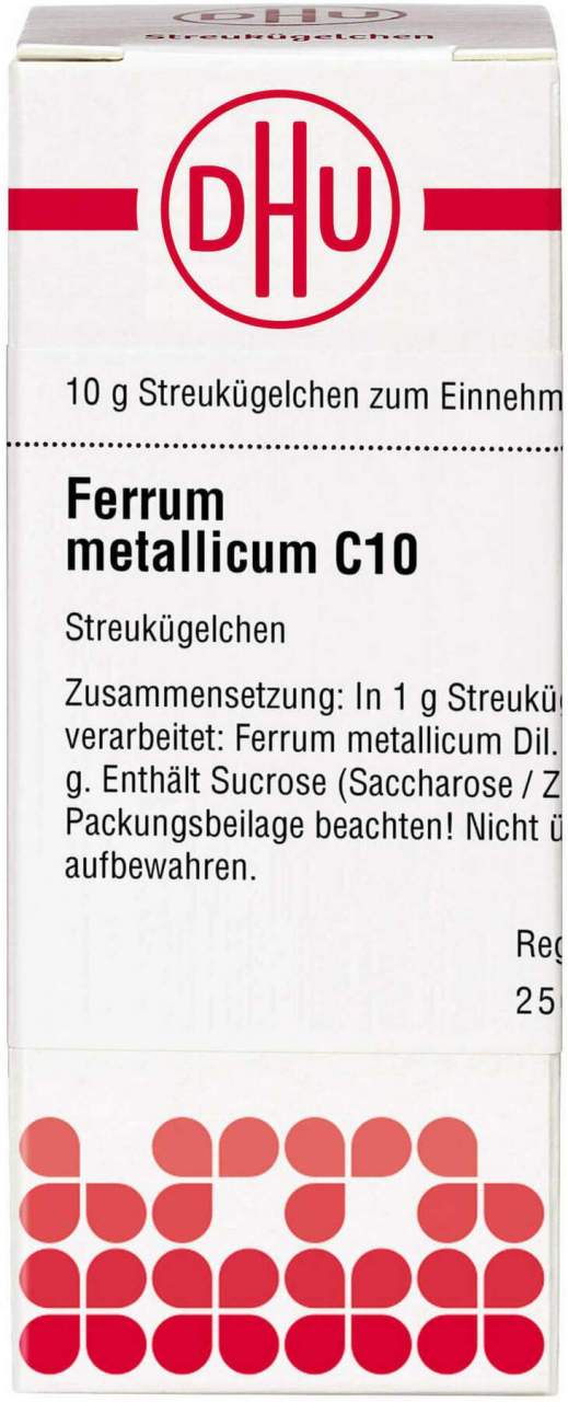 DHU Ferrum metallicum C10 Globuli 10 g