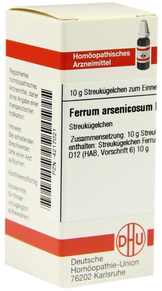 DHU Ferrum metallicum D12 Globuli