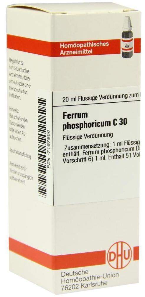 DHU Ferrum phosphoricum C30 Dilution 20 ml