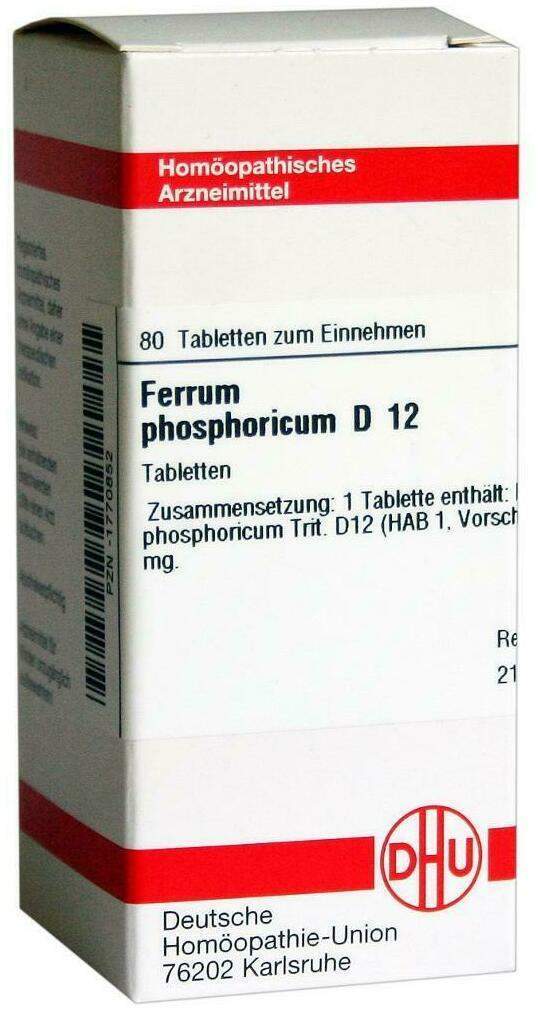 DHU Ferrum phosphoricum D12 80 Tabletten