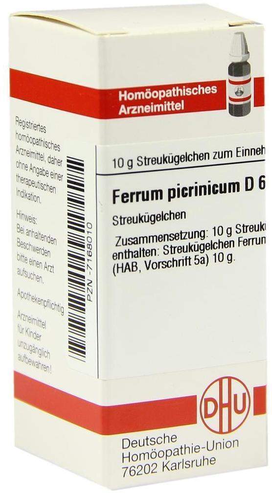 DHU Ferrum picrinicum D6 Globuli