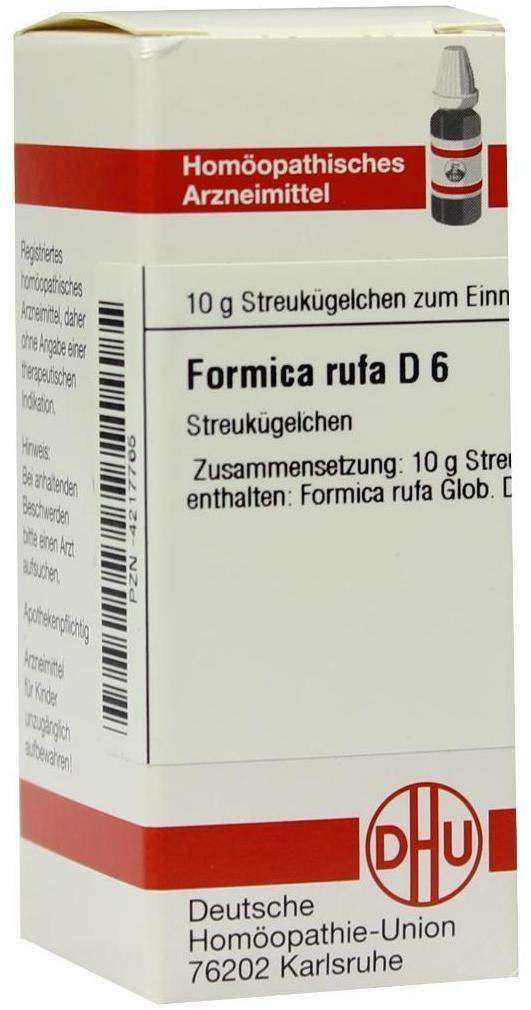 DHU Formica rufa D6 Globuli