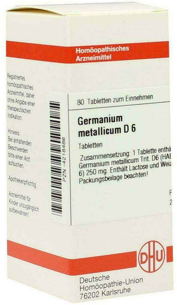 DHU Germanium metallicum D6 80 Tabletten