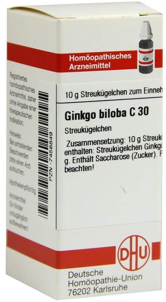 DHU Ginkgo biloba C30 10 g Globuli