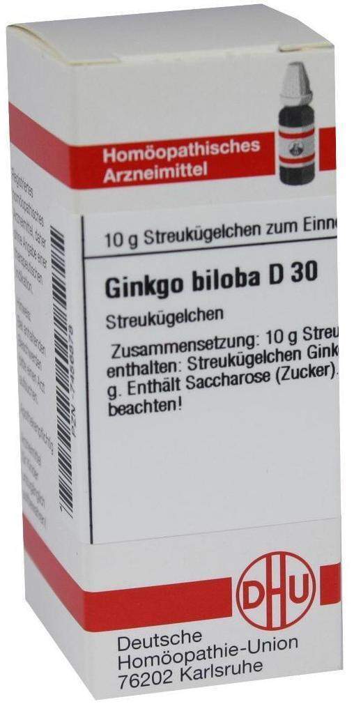 DHU Ginkgo biloba D30 10 g Globuli