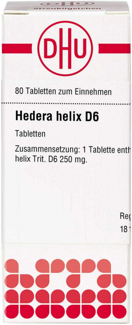DHU Hedera helix D6 80 Tabletten