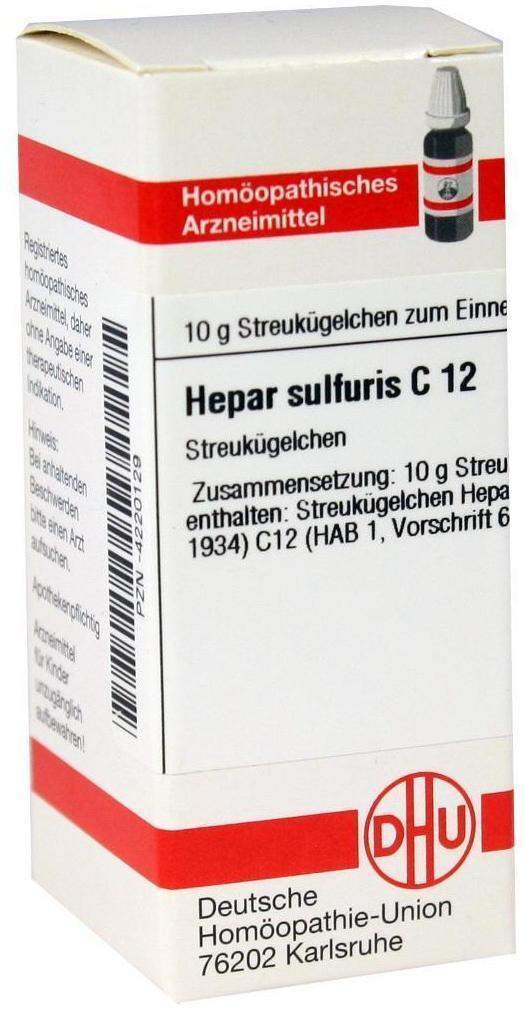 DHU Hepar sulfuris C12 10 g Globuli