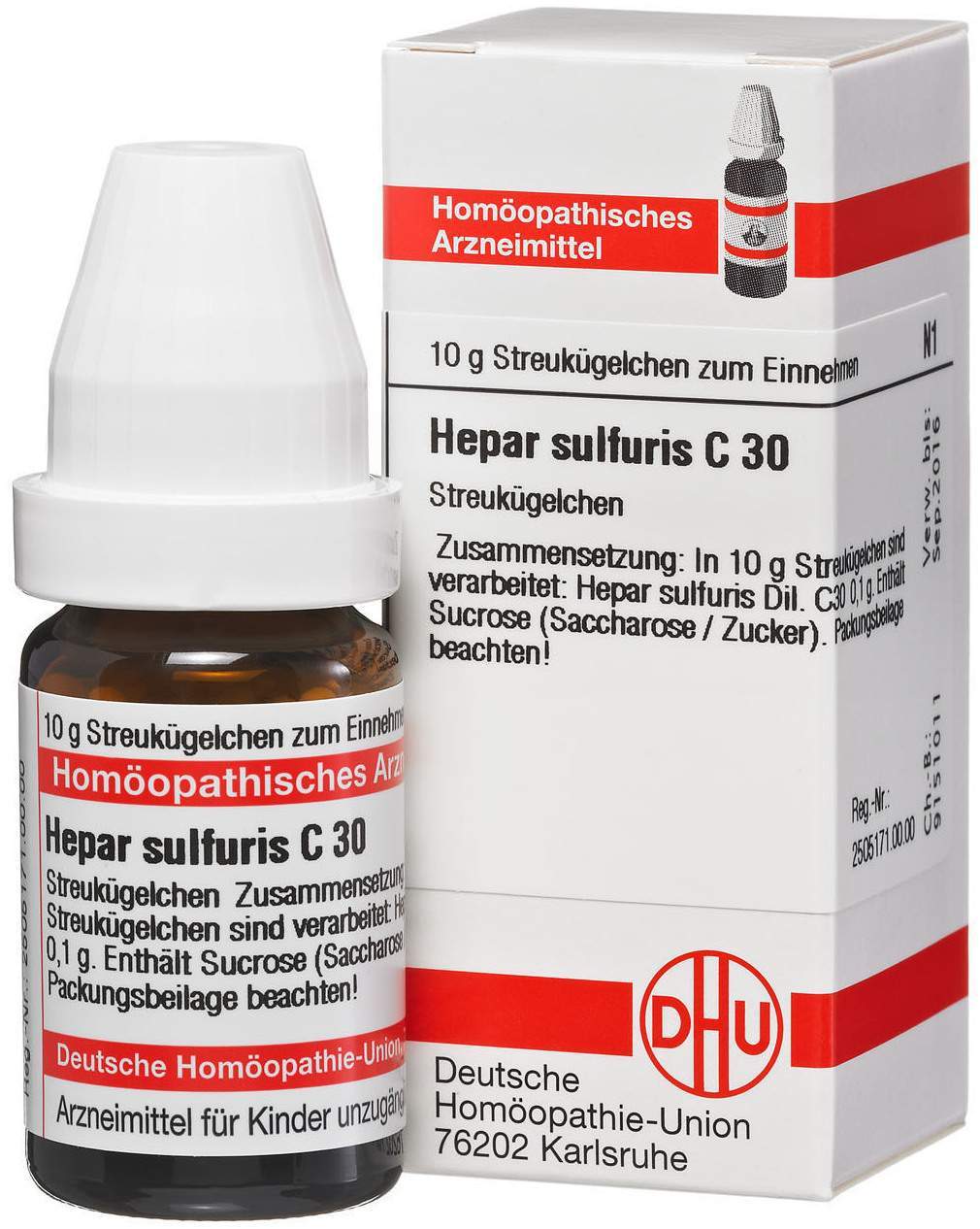 DHU Hepar sulfuris C30 10 g Globuli