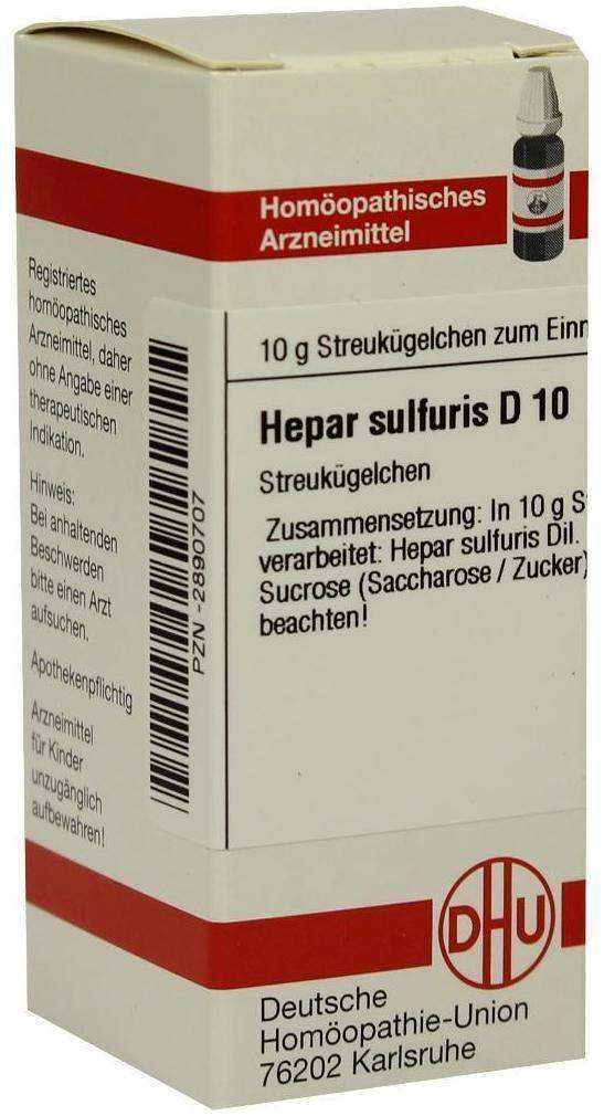 DHU Hepar sulfuris D10 10 g Globuli