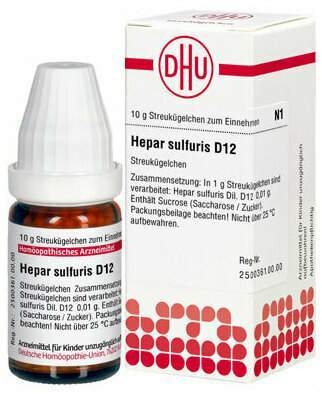 DHU Hepar sulfuris D12 80 Tabletten