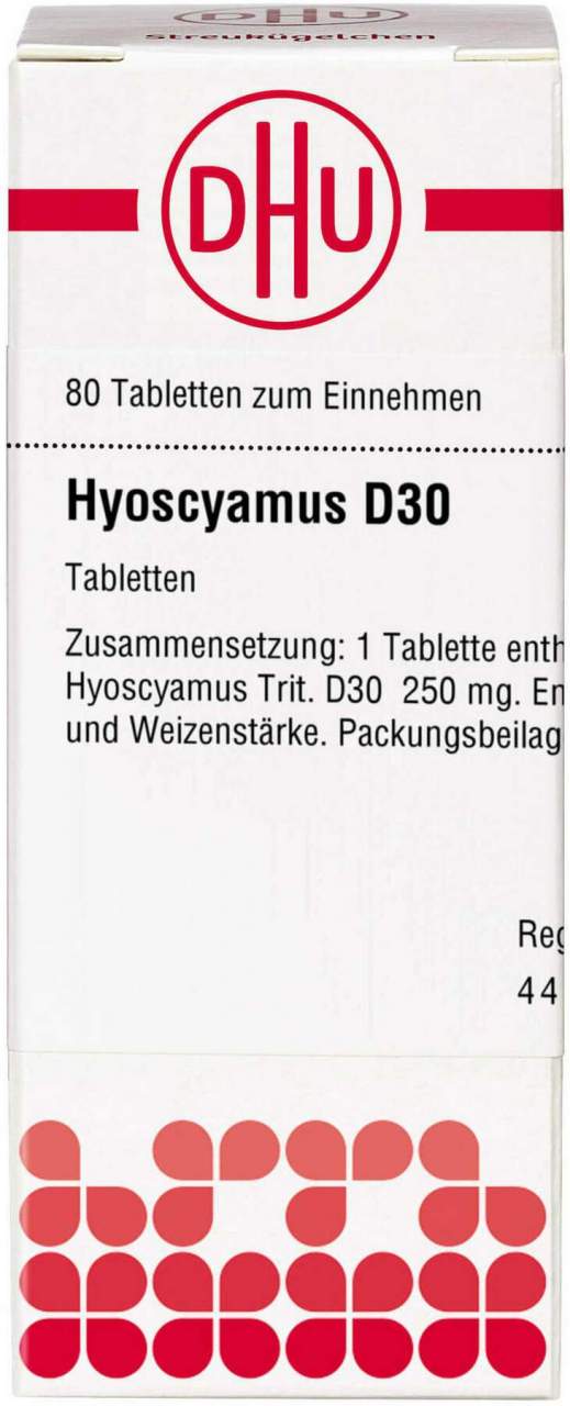 DHU Hyoscyamus D30 80 Tabletten