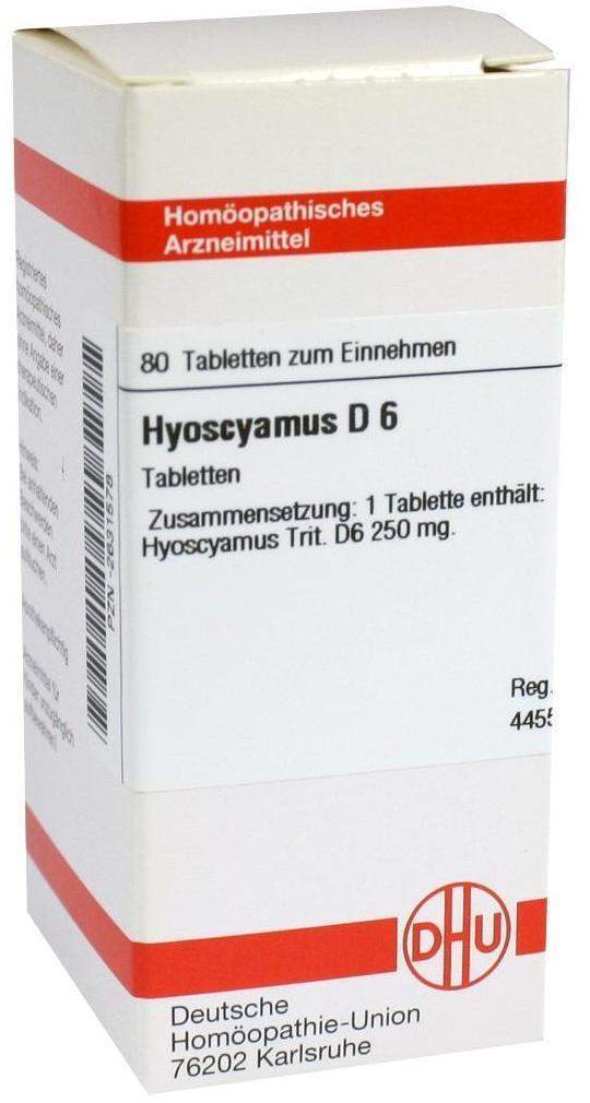 DHU Hyoscyamus D6 80 Tabletten