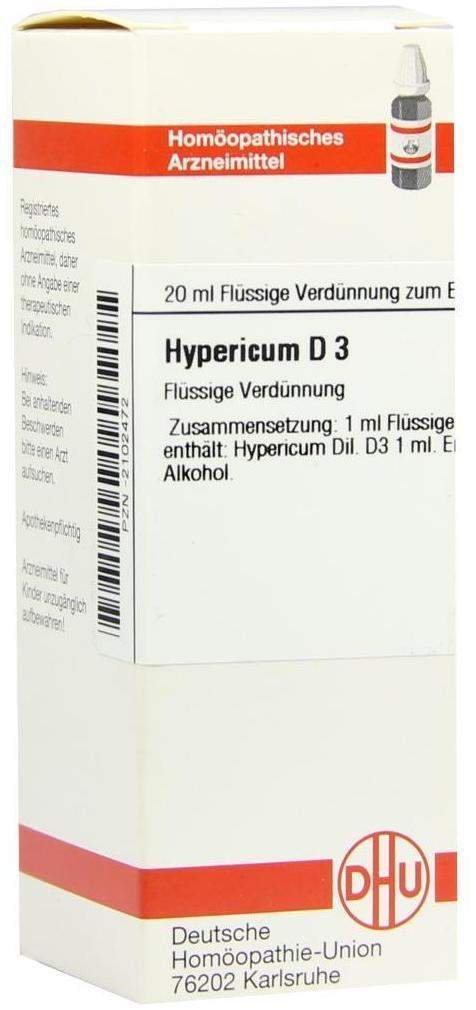 DHU Hypericum D3 20 ml Dilution