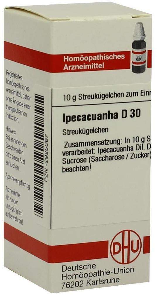 DHU Ipecacuanha D30 10 g Globuli