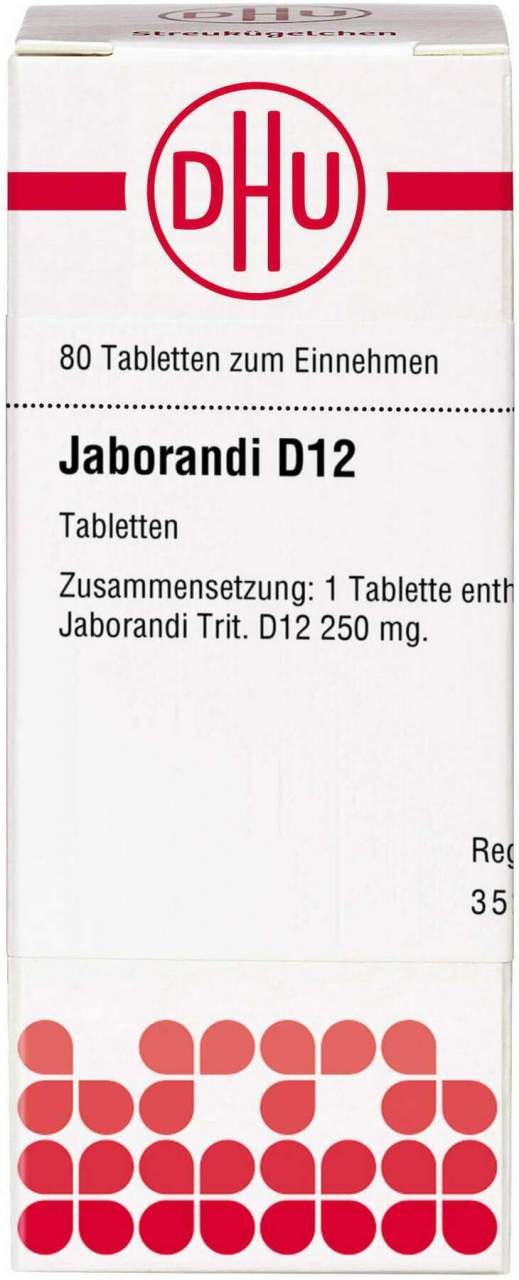 DHU Jaborandi D12 80 Tabletten