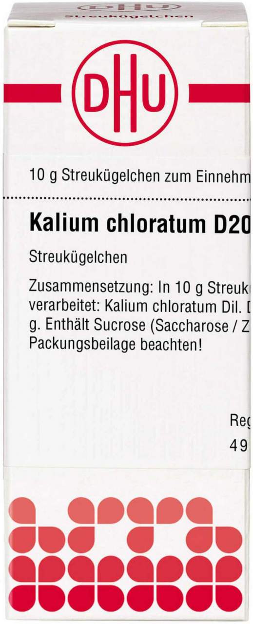 DHU Kalium chloratum D200 Globuli 10 g