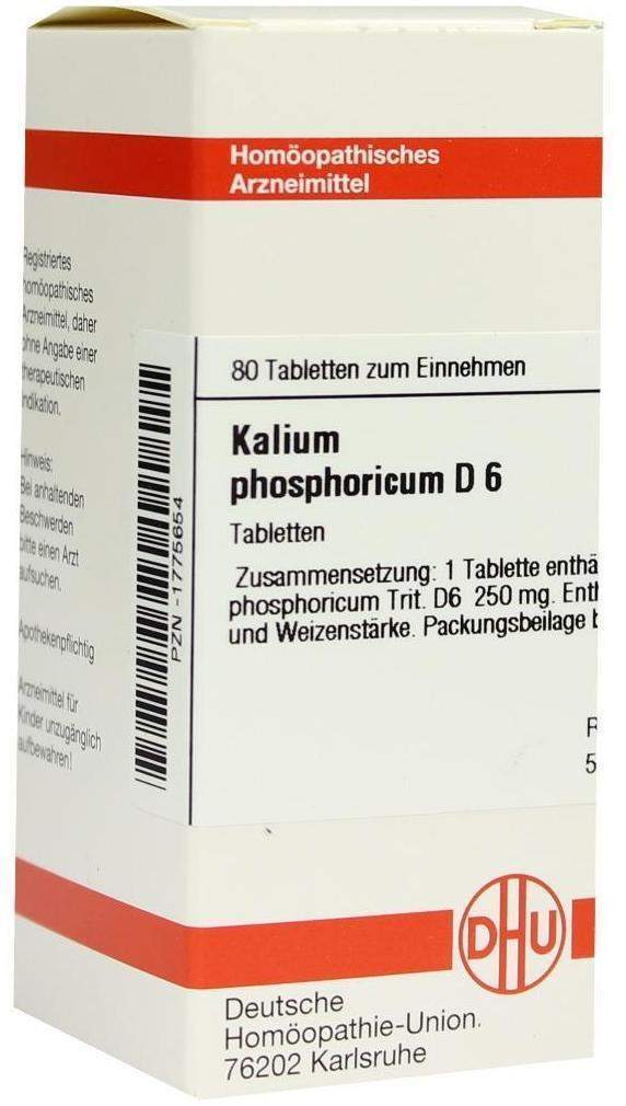 DHU Kalium phosphoricum D6 80 Tabletten