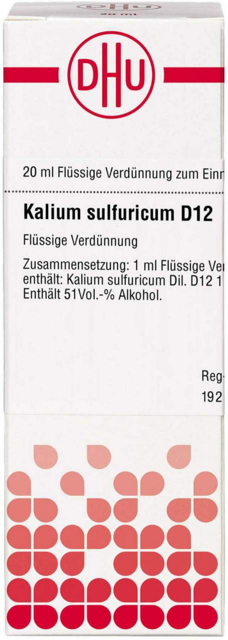 DHU Kalium sulfuricum D12 Dilution 20 ml