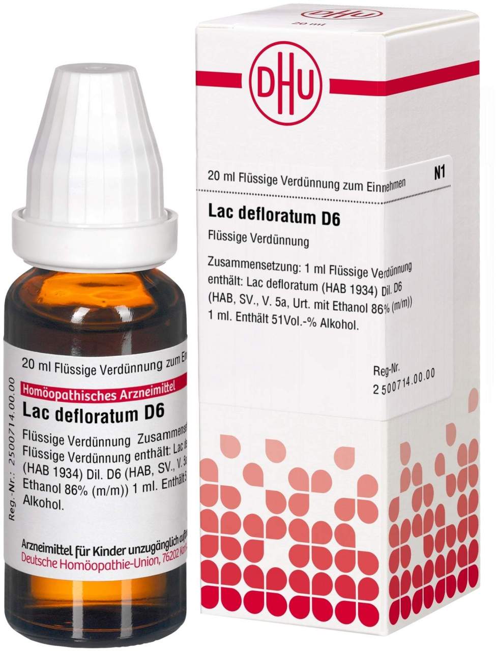 DHU Lac defloratum D6 Dilution