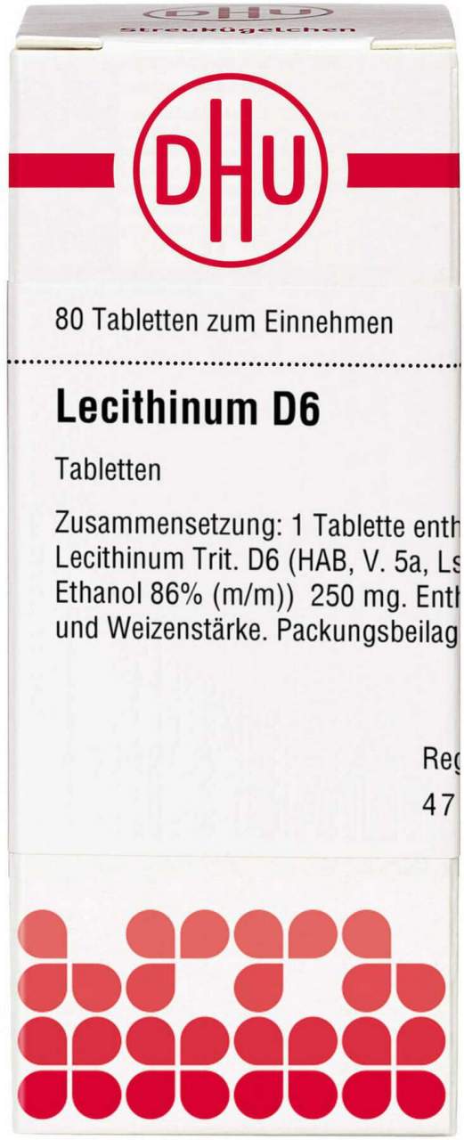 DHU Lecithinum D6 80 Tabletten