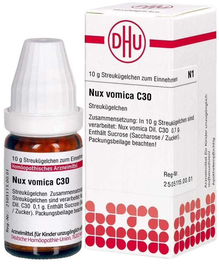 DHU Nux vomica C30 10 g Globuli
