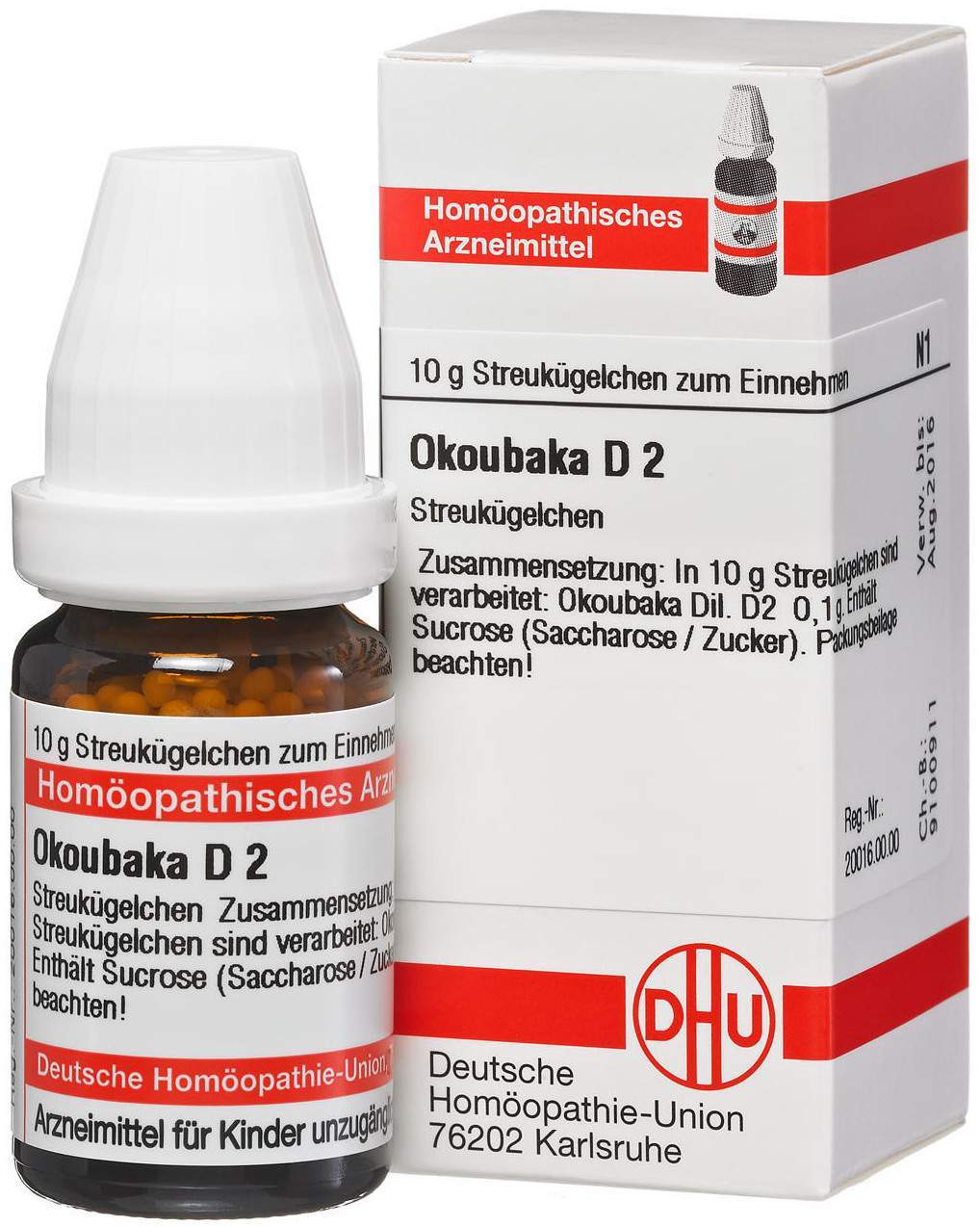 DHU Okoubaka D2 10 g Globuli