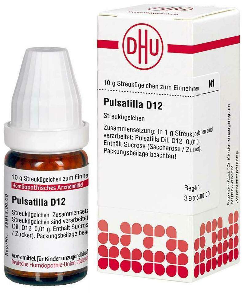 DHU Pulsatilla D12 10 g Globuli