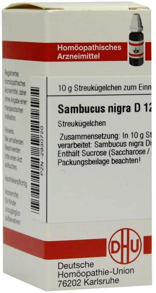 DHU Sambucus Nigra D12 10 g Globuli