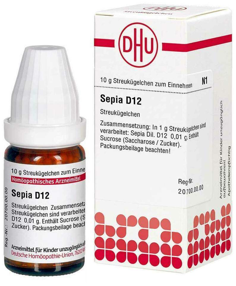 DHU Sepia D12 10 g Globuli